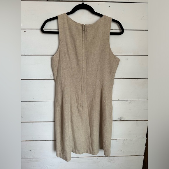 Vintage Sheri Martin Linen Blend Dress - Picture 2 of 3